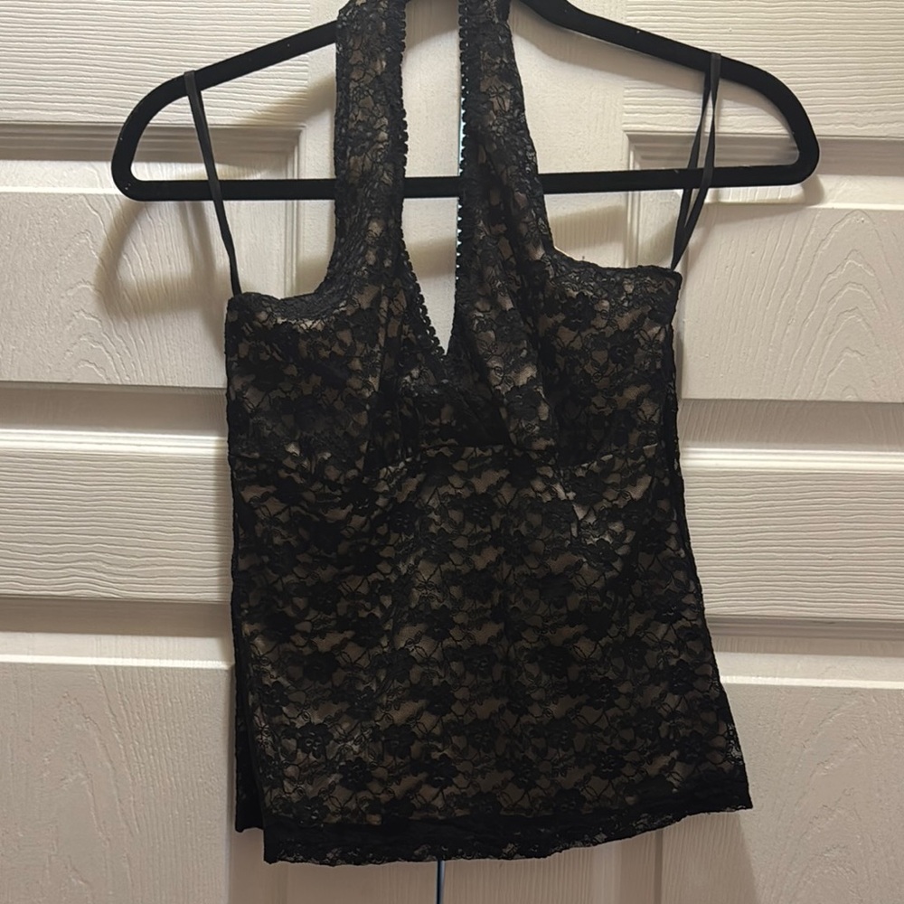 Elegant Black Lace Top